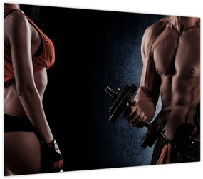 Tablou - Fitness (70x50 cm)