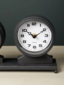 Suport cu 3 ceasuri de masa, din metal, Jet-Lag