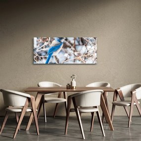 Tablou - Pasare de iarnă (120x50 cm)
