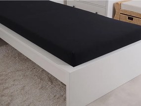 Cearșaf de pat 4Home jersey Ideal negru, 70 x 140 cm
