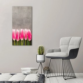 Tablou pe pânză canvas Lalele roz