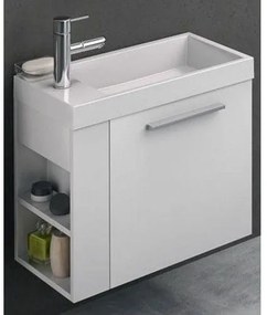 Set mobilier baie (masca si lavoar) Kolpa San Kiki 61x30xH51 cm, deschidere dreapta, alb