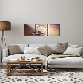 Tablou - Scoici (cu ceas) (90x30 cm)