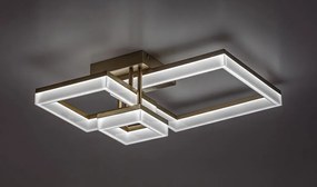 Plafoniera LED design geometric Amilia auriu