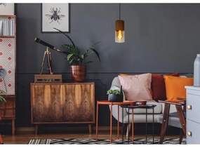 Lustră pe cablu ZINO 1xE27/60W/230V maro Lucide 74410/01/62