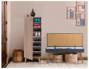 Mobilier Hol Beside 1 (stejar sonoma + albastru închis) . 1093982