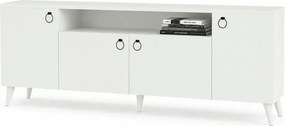 Comoda 616TNM1604, alb, PAL melaminat, 180x45x79 cm