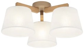 Brilagi - Lustra aplicată LATTE SABIA 3xE27/15W/230V pin/alb