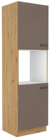Dulap de alimente bucătărie deasupra cuptorului Barb 60 DP-210 2F (stejar artisan + trufă). 1044950