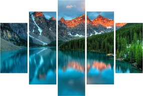 Tablou - Lac turcoaz (150x105 cm)