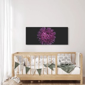 Tablou cu floare violetă (120x50 cm)