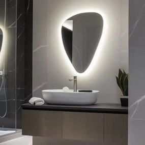 Brilagi - Oglindă LED pentru baie GOCCIA LED/19W/230V 67x50 cm IP44 CRI 90 reglabilă +CCT