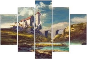 Tablou - Castelul medieval (150x105 cm)