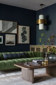 Pendul LUX MELROSE big, alb opal