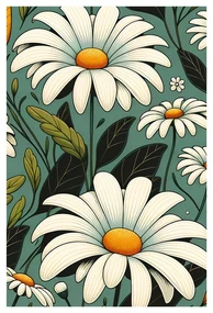 Tablou câmp de margarete de vară