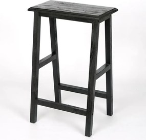 Scaun bar, taburet,William,din lemn,culoare negru,70 cm