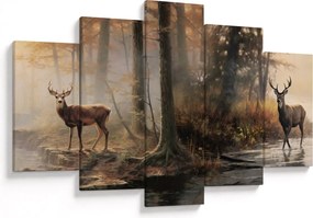 Tablou - Vintage pictura wildlife (150x105 cm)