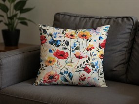 Fata de perna decorativa FLOREEN 45x45 cm, crem