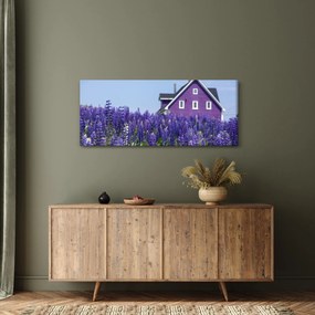 Tablou cu câmp de lavanda (120x50 cm)