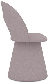 Scaun de sufragerie mov lavandă tapițat Kalo – Makamii