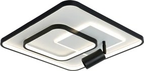 Brilagi - Plafonieră LED dimabilă UNITY LED/75W/230V + 1xGU10/3W alb/negru + telecomandă