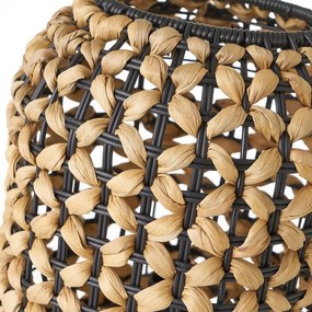 Veioză negru/natural (înălțime 30 cm) – Casa Selección