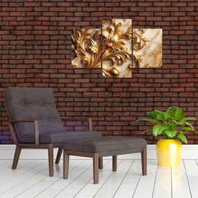 Tablou - Marmură cu auriu (90x60 cm)