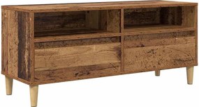 vidaXL Cabinet TV Lemn Vechi 100 x 34,5 x 44,5 cm Lemn compozit