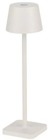 Veioza/Lampa de masa LED portabila exterior IP54 DECK alb