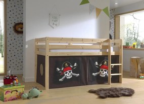 Pat copii compact și husă Caribian Pirates pentru copii, Vipack Pino