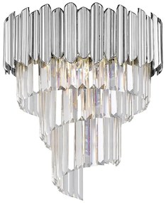 Lustra aplicata moderna design deosebit GLADIUS crom