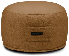 Taburet maro cu tapițerie din țesătură bouclé Om 60 – SLOWDOWN