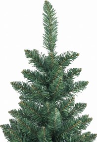 HOMCOM Brad Artificial de Crăciun cu 479 Ramuri, Brad de Crăciun Înalt și Îngust cu Bază Pliabilă, Ø65x180 cm, Verde | Aosom Romania