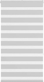 vidaXL Jaluzea tip zebra gri deschis lățime țesătură 65,9 cm poliester