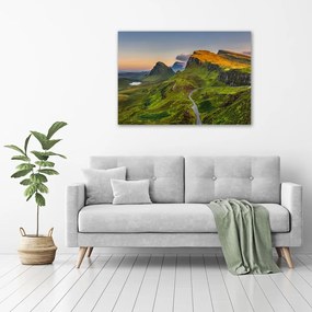 Tablou pe pânză canvas Dealurile din scoția