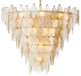 Candelabru LUX, Sticla Realizata Manual, Rhombus L