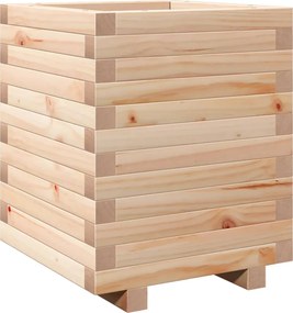 vidaXL Jardinieră de grădină, 40x40x49,5 cm, lemn masiv de pin