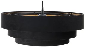 Lustr TRINITI pe cablu 1xE27/60W/230V negru/auriu