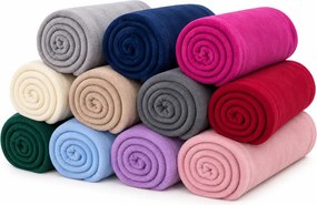 Salvati patura fleece FLEORA, mix de culori Dimensiune: 180 x 200 cm