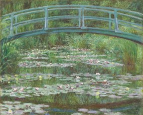 Reproducere The Japanese Footbridge (1899), Claude Monet