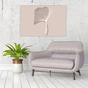Tablou - Frunze bej N⁰4 (90x60 cm)