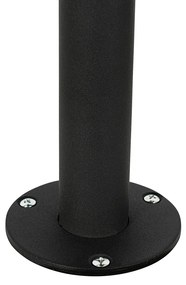 Llanternă modernă neagră cu sticlă transparentă 100 cm IP44 - Sfera