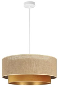 Pendul pe cablu SARTA 1xE27/60W/230V cupru/iută