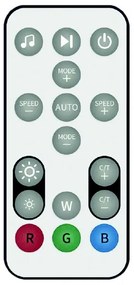 Lampadar LED RGB dimabil RAINBOW LED/18W/230V Wi-Fi Tuya Solight WO62 + telecomandă