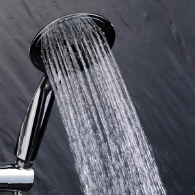 Set de duș argintiu mat din plastic 70 cm cu duș de mână Hydro – douceur d'intérieur