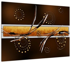 Tablou abstracției - Fluturi (70x50 cm)