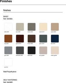 Jardiniera plante design decorativ modern exterior / interior GATSBY WALL 120x30x80cm