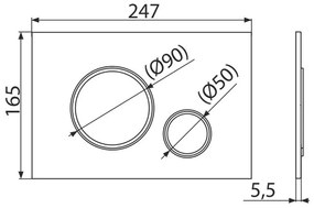 Set complet baie cu mobilier si vas de wc suspendat Cersanit