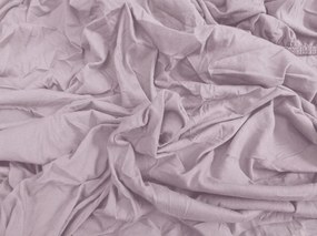 Cearsaf din bumbac cu elastic STANDARD 90 x 200 cm violet deschis