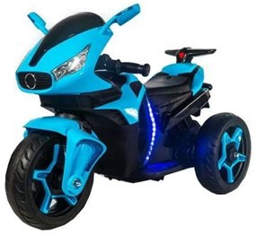 Motocicleta Electrica cu Acumulator Pentru Copii NOVOKIDS™ Shadow Motor, 2-6 ani, max 40 kg, Cu Sunete si Lumini LED, Trotineta Electrica, 3 Roti,